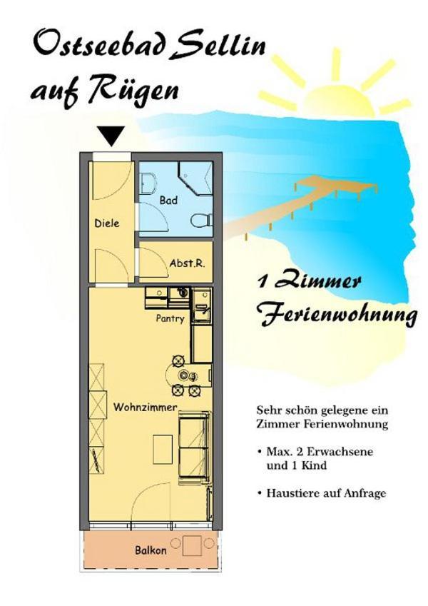 Ferienapartment Haus Baltic 1Og09 Sellin  Luaran gambar